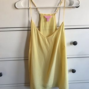 Yellow Lilly Pulitzer tank